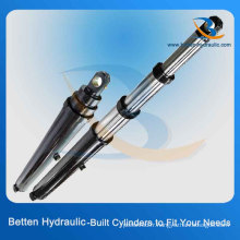 Cylindres hydrauliques télescopiques personnalisés pour camion à benne basculante